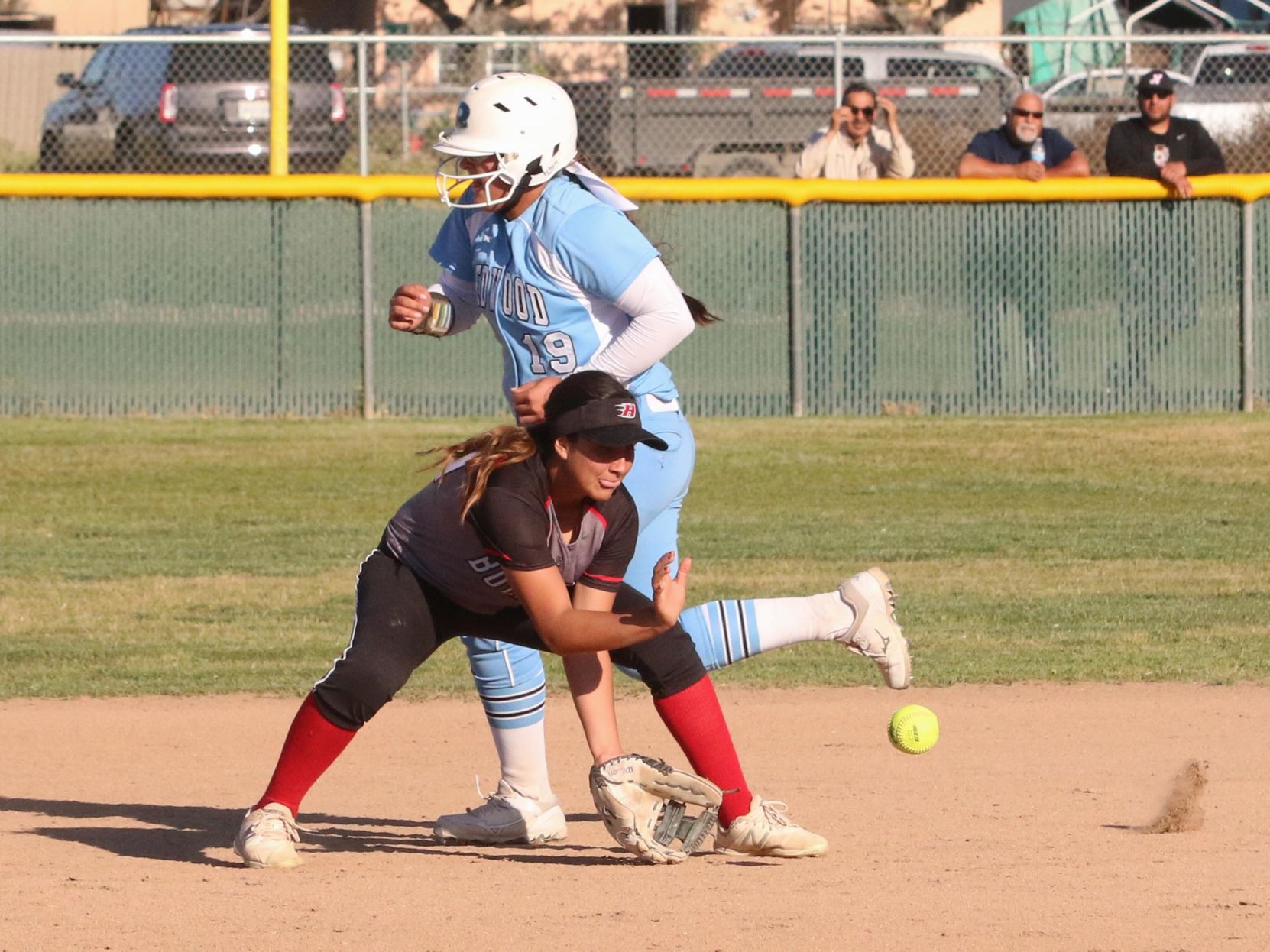 Hanford takes advantage of five Redwood errors, moves into first in WYL